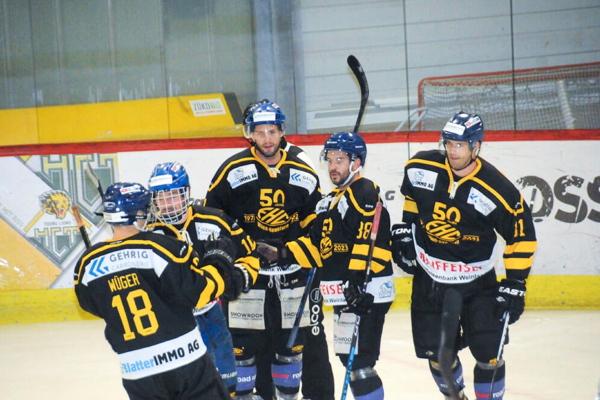 Der EHC Wilen-Neunforn hatte in Arosa Grund zum Jubeln.